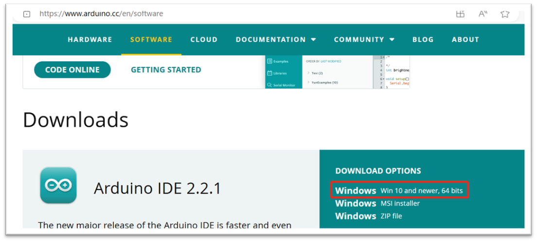 Arduino download